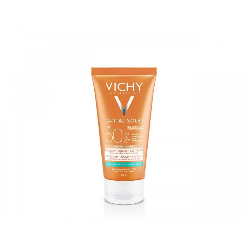 Vichy Idéal Soleil BB Teintée Touche Sec Peau Mixte/Grasse SPF50 50ml
